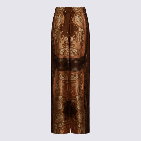 26SS 짐머만 팔라초 팬츠 4021PS261 CAPS CARAMEL PAISLEY - ZIMMERMANN