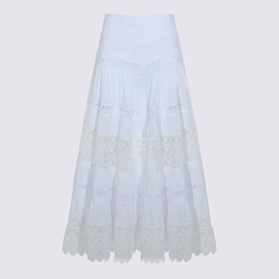 26SS 차로루이즈 롱 스커트 261402 WHITE White