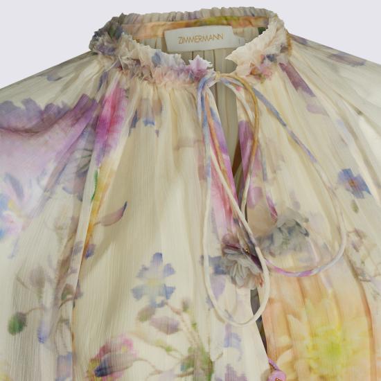 26SS 짐머만 미디 원피스 8154YS261 CRDA CREAM DAHLIA - ZIMMERMANN