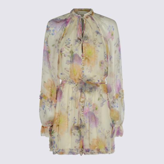 26SS 짐머만 미디 원피스 8154YS261 CRDA CREAM DAHLIA