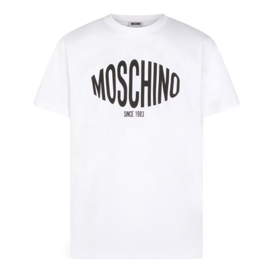 26SS 모스키노 반팔 티셔츠 261ZZ0702 02411001 WHITE