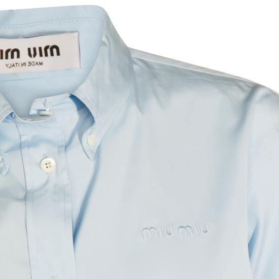 26SS 미우미우 셔츠 MK1693SOOO 19SEF0013 AZZURRO - MIU MIU
