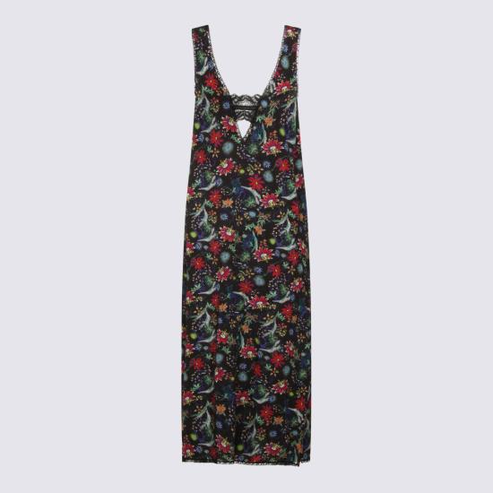 26SS 자딕앤볼테르 롱 원피스 WWDR02665 404 ENCRE - ZADIG & VOLTAIRE