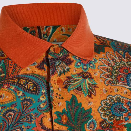 26SS 에트로 폴로 티셔츠 MRMD0004 AKF83X0855 Orange - ETRO