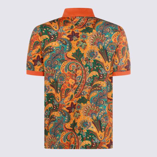 26SS 에트로 폴로 티셔츠 MRMD0004 AKF83X0855 Orange - ETRO