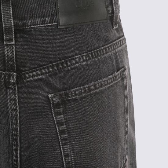 26SS 끌로에 데님 팬츠 CH26SDP43157 004 ASPHALT BLACK - CHLOE