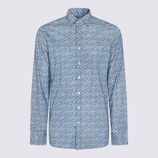 26SS 에트로 긴팔 셔츠 MRIB0001 99SAEG3X0880 Blue