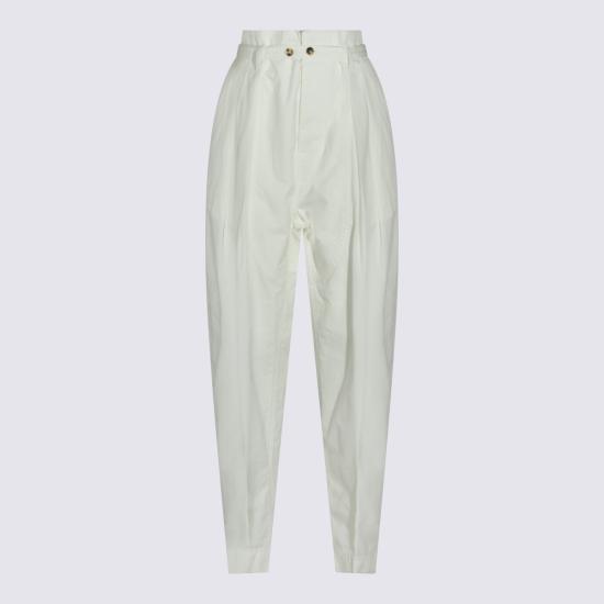 26SS 보테가베네타 스트레이트 팬츠 866704 VA5Y09071 CHALK - BOTTEGA VENETA