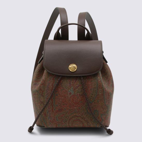 26SS 에트로 에센셜 스몰 아르니카 백팩 WP1F0002 AA001M0019 Brown