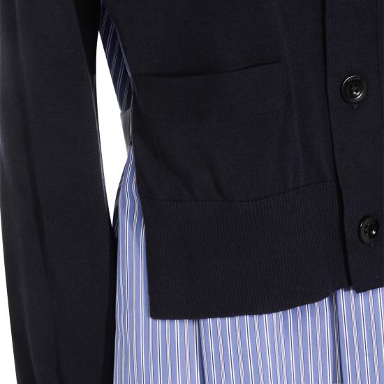 26SS 사카이 가디건 2608401 239 NAVY BLUE - SACAI
