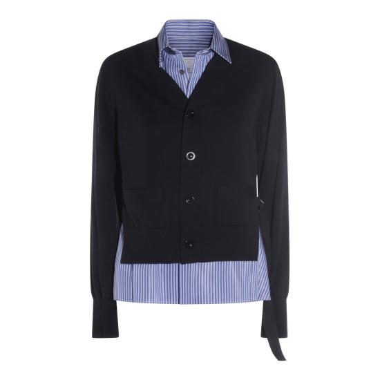 26SS 사카이 가디건 2608401 239 NAVY BLUE
