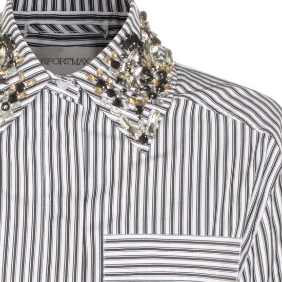 26SS 스포트막스 셔츠 2612111011600 80160003 NERO BIANCO - SPORTMAX