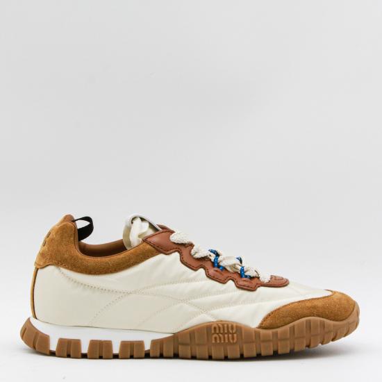 26FW 미우미우 스니커즈 5E417EF005 LYWF05KS AVORIO CARAMEL