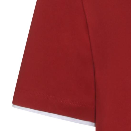 26SS 브루넬로 쿠치넬리 자수 로고 티셔츠 M0B137427 CLL16 CHERRY - BRUNELLO CUCINELLI