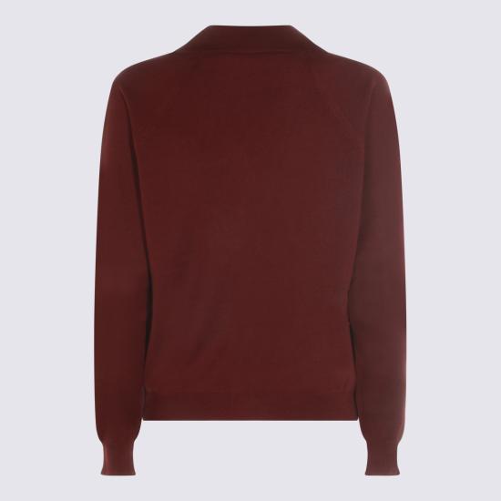 26FW 미우미우 가디건 MMF02ZSOOO 16WJF0869 AMARANTO NERO - MIU MIU