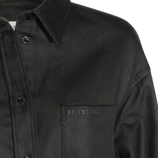 26SS 발렌시아가 셔츠 872318 TUP181000 BLACK - BALENCIAGA