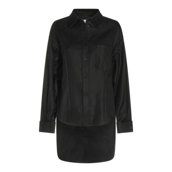 26SS 발렌시아가 셔츠 872318 TUP181000 BLACK