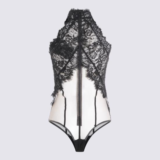 26SS 니사 바디수트 티셔츠 RBODYS16229 BLACK - NISSA