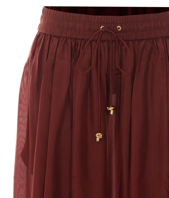 26FW 짐머만 롱 스커트 8440SSS261 MER Red - ZIMMERMANN