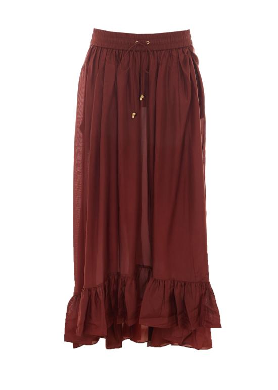 26FW 짐머만 롱 스커트 8440SSS261 MER Red