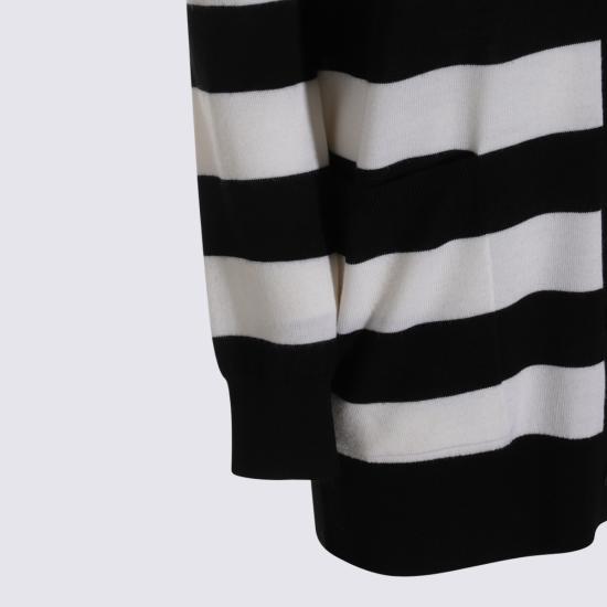 25FW 막스마라 FIEMME 피에메 가디건 2521346031600 12022007 Bianco nero - MAX MARA