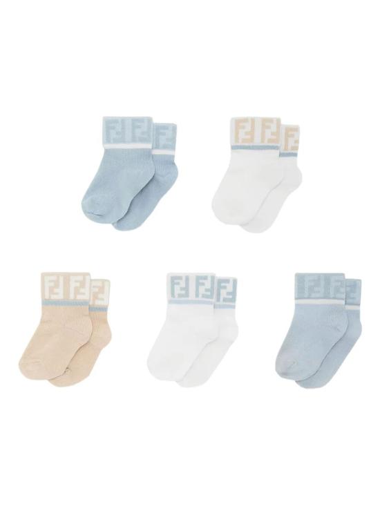 26FW [키즈] 펜디 발목 양말 BMN026 ASQV 099 F1PMJ MULTICOLOR