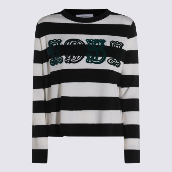 25FW 막스마라 VITERBO 버진울 스웨터 2521366091600 12022007 Bianco nero