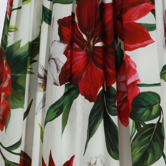 26SS 돌체앤가바나 미디 원피스 F60AAT HS5TQHA5PB ANEMONI GIGLI - DOLCE & GABBANA