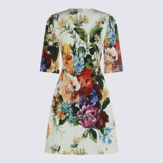 26SS 돌체앤가바나 미디 원피스 F6TZRT FSRQUHA5PC FIORI - DOLCE & GABBANA