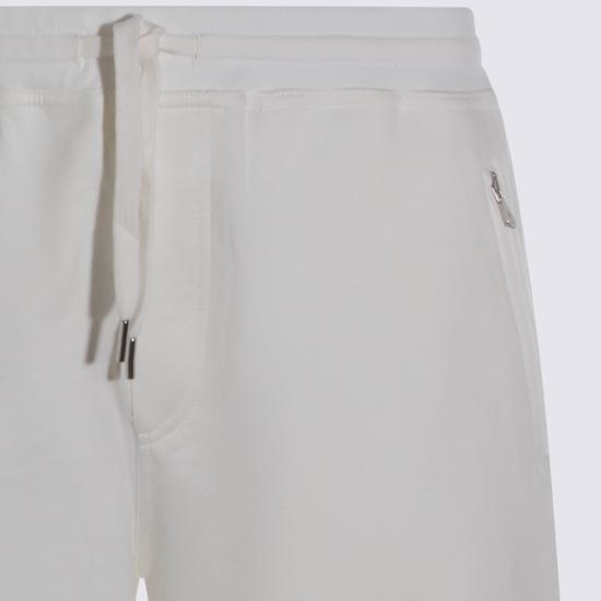 26SS 브루넬로 쿠치넬리 플리스 버뮤다 쇼츠 MW8633242G C7220 OFF WHITE - BRUNELLO CUCINELLI