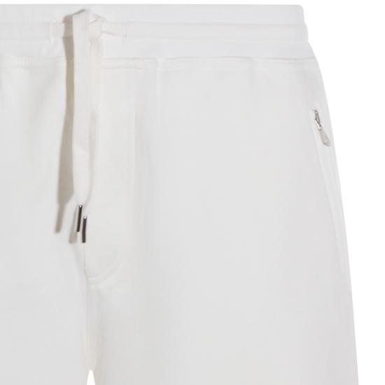 26SS 브루넬로 쿠치넬리 플리스 버뮤다 쇼츠 MW8633242G C7220 OFF WHITE - BRUNELLO CUCINELLI