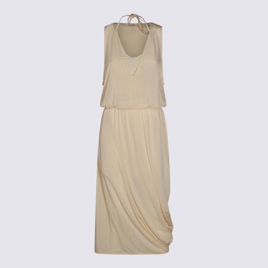 26SS 르메르 미디 원피스 DR1146 LJ1050YE507 CREAM - LEMAIRE