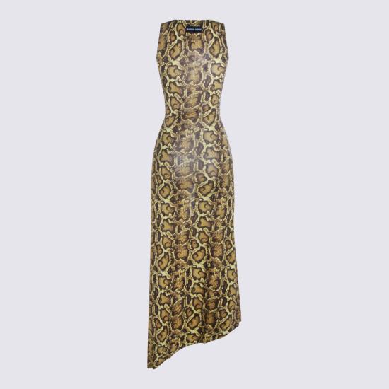 26SS 마린세르 롱 원피스 WDR481ACJER0108 YE30 YELLOW - MARINE SERRE