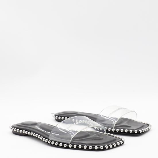 25FW 알렉산더 왕 뮬/슬리퍼 30325S005 001 Black - ALEXANDER WANG