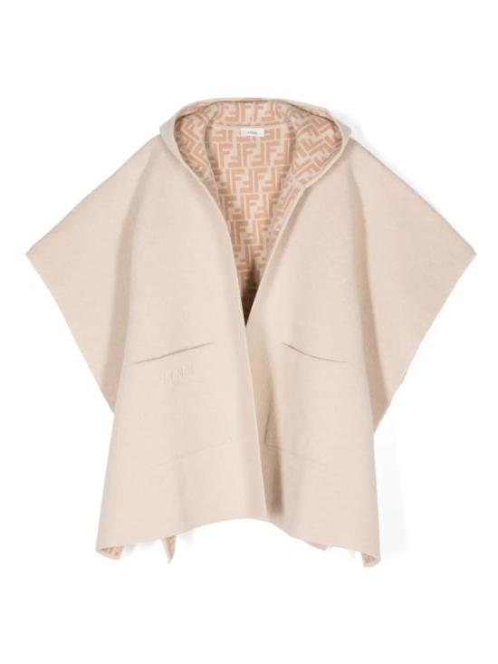 26FW [키즈] 펜디 케이프 JFQ057 AO29 099 F0AYG BEIGE CAMEL