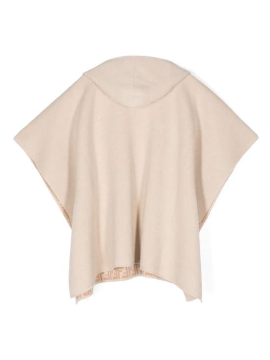 26FW [키즈] 펜디 케이프 JFQ057 AO29 099 F0AYG BEIGE CAMEL - FENDI
