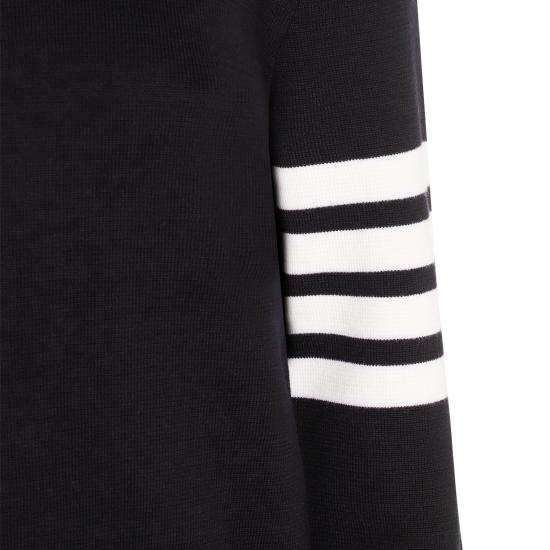 26SS 톰브라운 울 밀라노 스티치 클래식 4바 풀오버 니트 FKA239A 00014415 NAVY - THOM BROWNE