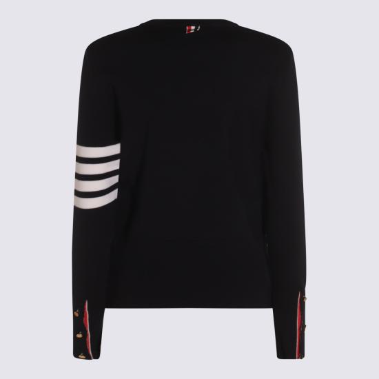 26SS 톰브라운 울 밀라노 스티치 클래식 4바 풀오버 니트 FKA239A 00014415 NAVY - THOM BROWNE