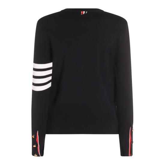 26SS 톰브라운 울 밀라노 스티치 클래식 4바 풀오버 니트 FKA239A 00014415 NAVY - THOM BROWNE
