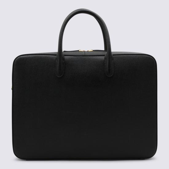 26SS 톰브라운 페블 그레인 더블 컴파트먼트 비즈니스 백 MAG443A 00198001 Black - THOM BROWNE