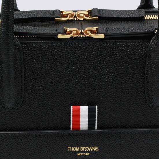 26SS 톰브라운 페블 그레인 더블 컴파트먼트 비즈니스 백 MAG443A 00198001 Black - THOM BROWNE