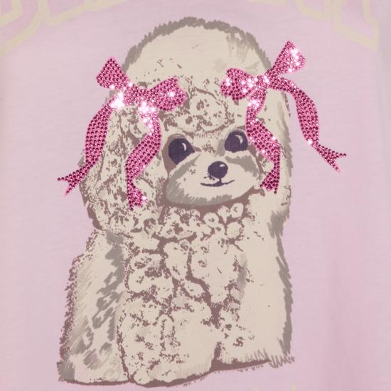 26SS 가니 푸들 티셔츠 A1050062 868 CHALK PINK - GANNI