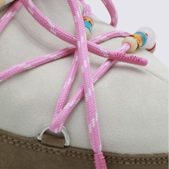 26SS 문부츠 아이콘 나일론 로우 부츠 80D1409730 BL43 HONEY WHITE SAND - MOON BOOT