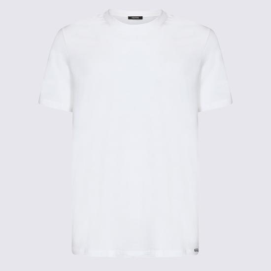 26SS 톰포드 반팔 티셔츠 T4M08 1410100 WHITE - TOMFORD