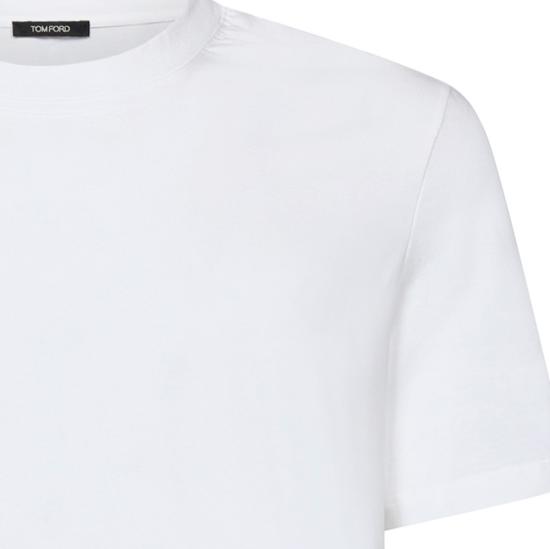 26SS 톰포드 반팔 티셔츠 T4M08 1410100 WHITE - TOMFORD