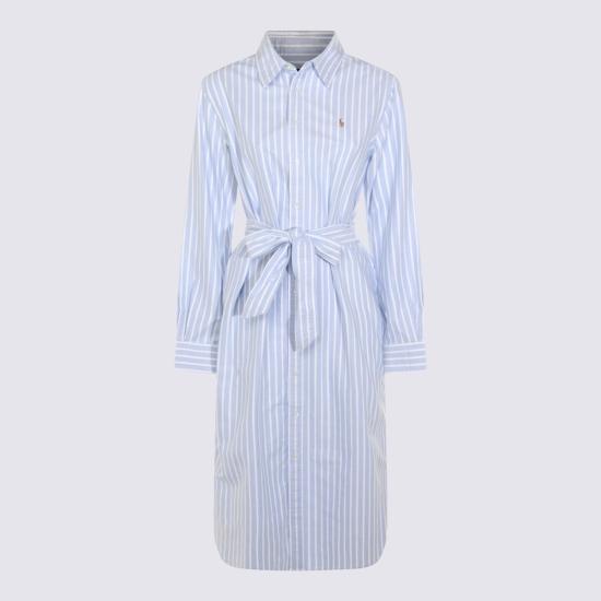 26SS 폴로 랄프로렌 미디 원피스 211959901 001 BLUE WHITE