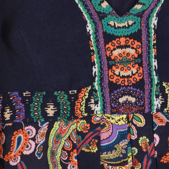 26SS 에트로 롱 원피스 WRHA0180 99SP4J0X0883 NAVY MULTI - ETRO