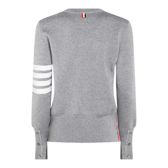 26SS 톰브라운 울 밀라노 스티치 클래식 4바 풀오버 니트 FKA239A 00014055 LT GREY - THOM BROWNE
