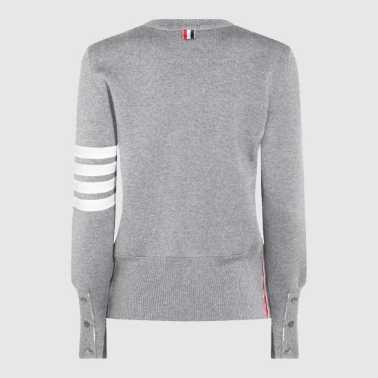 26SS 톰브라운 울 밀라노 스티치 클래식 4바 풀오버 니트 FKA239A 00014055 LT GREY - THOM BROWNE