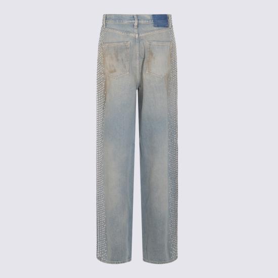 25FW 골든구스 데님 팬츠 GWP02079 P00207650491 LIGHT BLUE - GOLDEN GOOSE